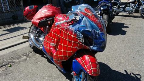 Spider Man Drag Bike